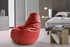 Talamo Italia - Annachiara-Pouf, Sitzsack-Pouf,