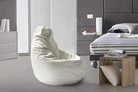 Talamo Italia - Annachiara-Pouf, Sitzsack-Pouf,