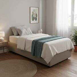 Talamo Italia - Einzelbett Eleonora, Bettkasten