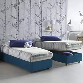 Talamo Italia - Einzelbett Ilaria, Bettkasten mit