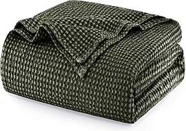 Talasily 100% Baumwolle Decke 130 x 150 cm, Weiche 