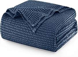 Talasily 100% Baumwolle Decke 150 x 200 cm, Weiche 