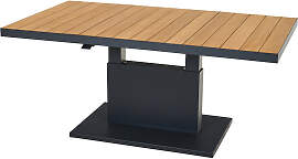 Talina Lift-Tisch 160cm x 90cm, Teak Gestell aus