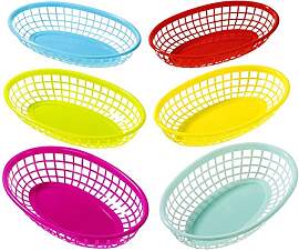 Talking Tables 6er-Pack Wiederverwendbare Bunte