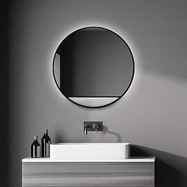 Talos Dekorativer Wandspiegel Black Hole Light