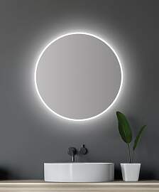 Talos Moderner LED Rundspiegel Moonshine 60 cm mit 