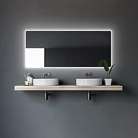 Talos Moon Badspiegel mit Beleuchtung 160x70 cm