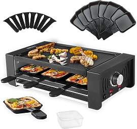 TAMARIT Pizza Raclette Grill für 8 Personen