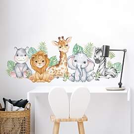 Tanlaby Dschungel Tier Wandsticker Waldtiere