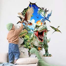 Tanlaby Wandtattoo Dinosaurier 3D Groß