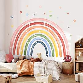 Tanlaby Wandtattoo Regenbogen Groß XXL 195x132cm