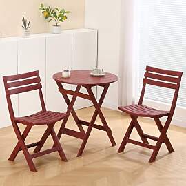 TAO ONE Bistroset 3-Teilig, Rot, Balkonset 2