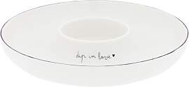 Tapasschale, Dipschale dip in love unterteilt D.