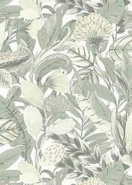 Tapete Vlies ELLE Decoration Blumen Floral gr?n