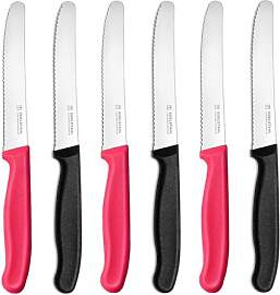 targzier Frühstücksmesser 6 Stück, Edelstahl