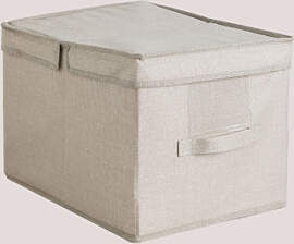 Tarinna Organizerbox Mit Deckel Beige - Sklum