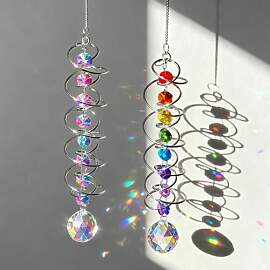 Tarqite 2 Stück Sonnenfänger Windspiel, 45/52cm