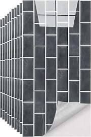 Tarwanear Küchen Fliesenaufkleber, 60x30cm Mosaik 