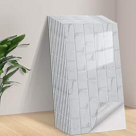Tarwanear Küchen Fliesenaufkleber, 60x30cm Mosaik 