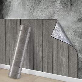 Tarwanear Selbstklebende Tapete in Holzoptik,