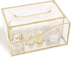 Taschentücher Box, SLHEQING Taschentuchbox Glas