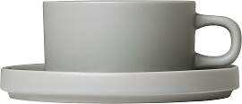 Tasse BLOMUS "PILAR", grau (hellgrau),