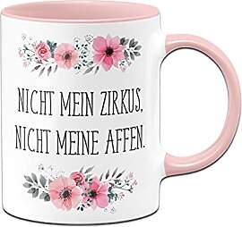 Tassenbrennerei Original - Blümchen-Tasse mit