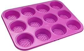 Tasty 12er Muffinform, Pinke Backform mit