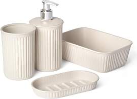 TATAY Badezimmer Zubehör Set 4-teilig