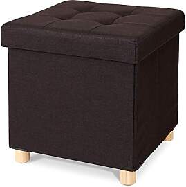 tavora Sitzhocker mit Holzfüßen, viel Stauraum,