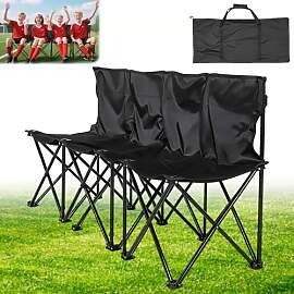 TAZZOR 4-Sitzer Campingbank Klappbar Campingstuhl