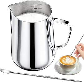 Tbintul 600ml/20oz Edelstahl Milchkännchen,
