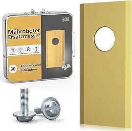 TBoonor 30x Premium Mähroboter Messer - Edelstahl 