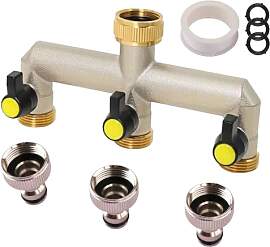 Tceapoo 3-Wege-Verteiler: 3-Wege Wasserhahn