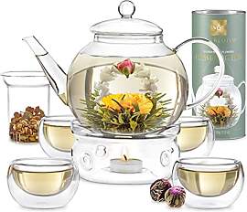 Teabloom Vollständiges Tee Set – 1,2 L Teekanne 