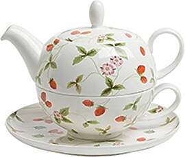Tea for one Set Mirella Erdbeeren Teekanne + Tasse 