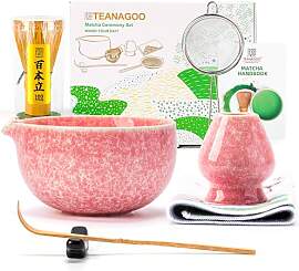 TEANAGOO Matcha Besen Set, 7 Stück Matcha Set,