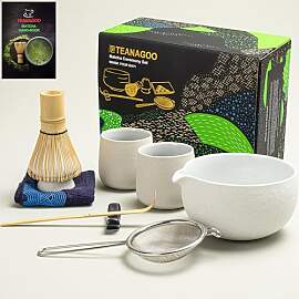 TEANAGOO Matcha Set Matcha Schale mit Ausgießer