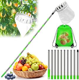 TEBOKHAD Obstpflücker Mit Teleskopstiel,