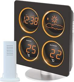 techno line WS6830 Wetterstationen inklusive