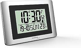 Technoline WS8028 Digitale Funkuhr, Wanduhr, Uhr,