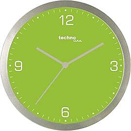 Technoline, WT 9000 Quarzwanduhr, grün, Ø 30cm