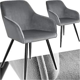 tectake® 2er Set Esszimmer Stuhl,