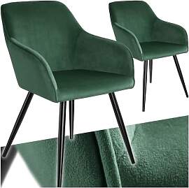 tectake® 2er Set Esszimmer Stuhl,