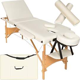 tectake® 3 Zonen Massageliege, belastbar bis