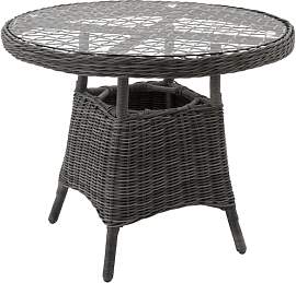 tectake 800817 Alu Gartentisch mit hochwertigem