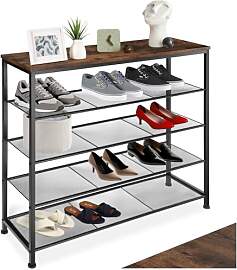 tectake 800956 Schuhregal schmal mit