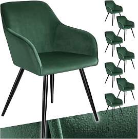 tectake® 8er Set Esszimmer Stuhl,