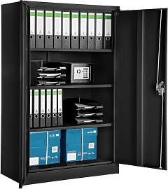 tectake® Aktenschrank abschließbar, Schrank