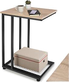 tectake® Beistelltisch Holz Metall,
